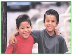 image of two young boys together