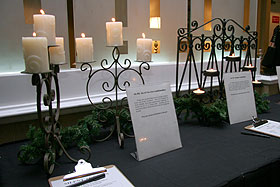 Silent Auction Lit Up